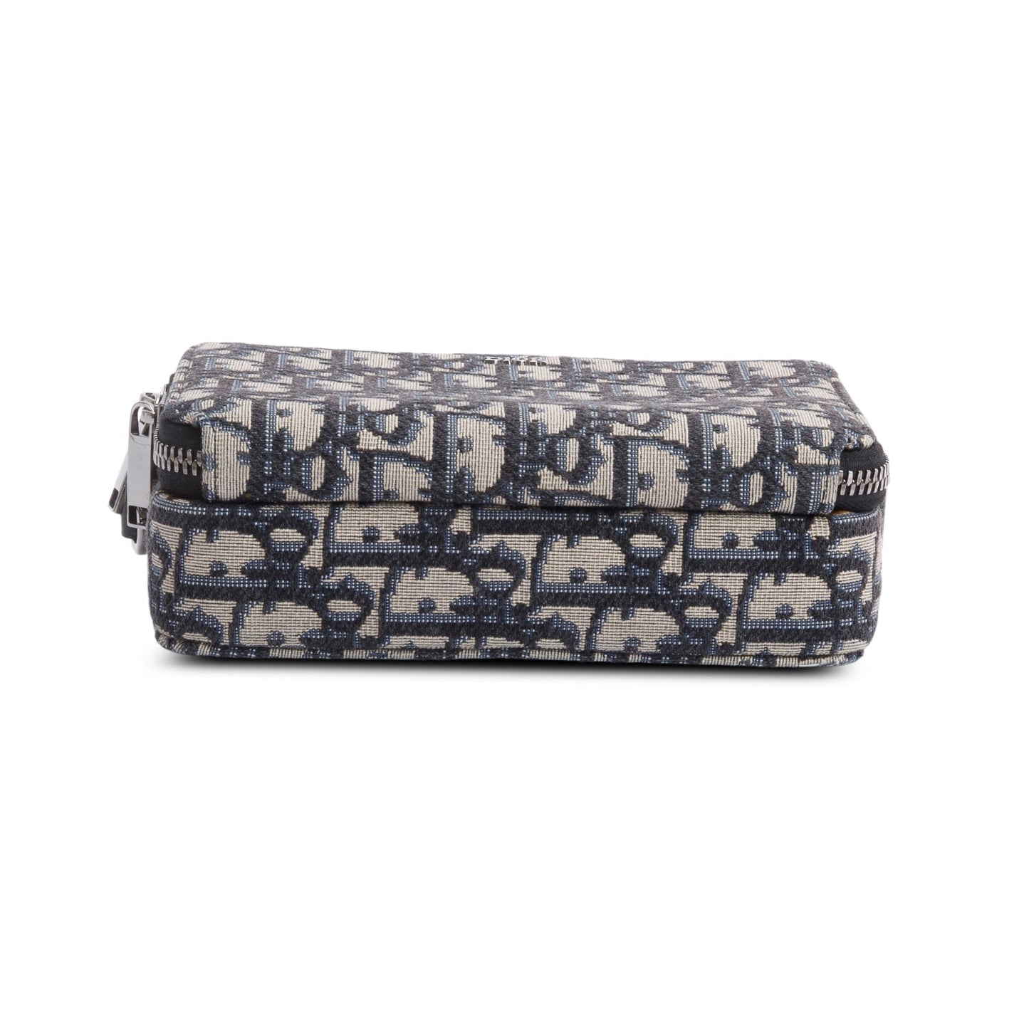 Christion Dior 2020 Oblique Jacquard Zipped Pouch Crossbody