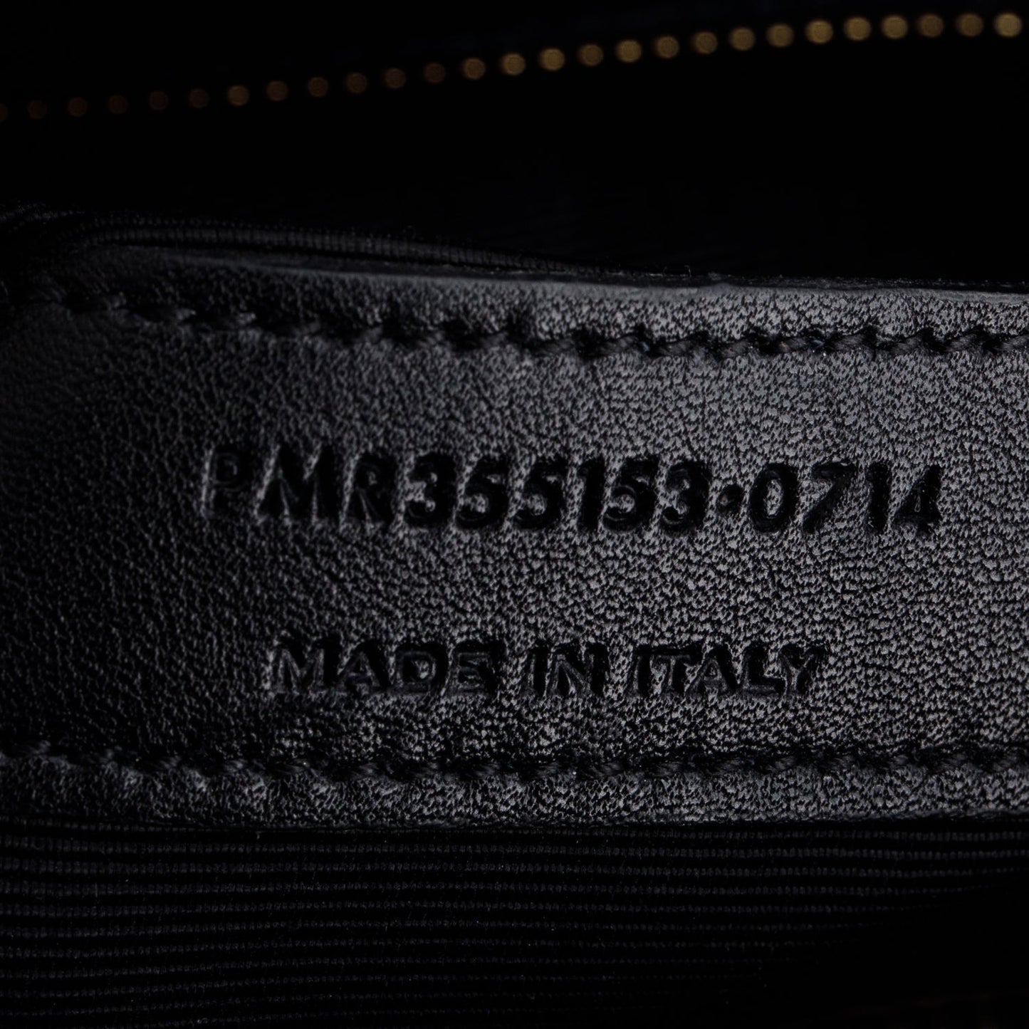 Saint Laurent Navy Grained Calfskin Leather Small Sac De Jour