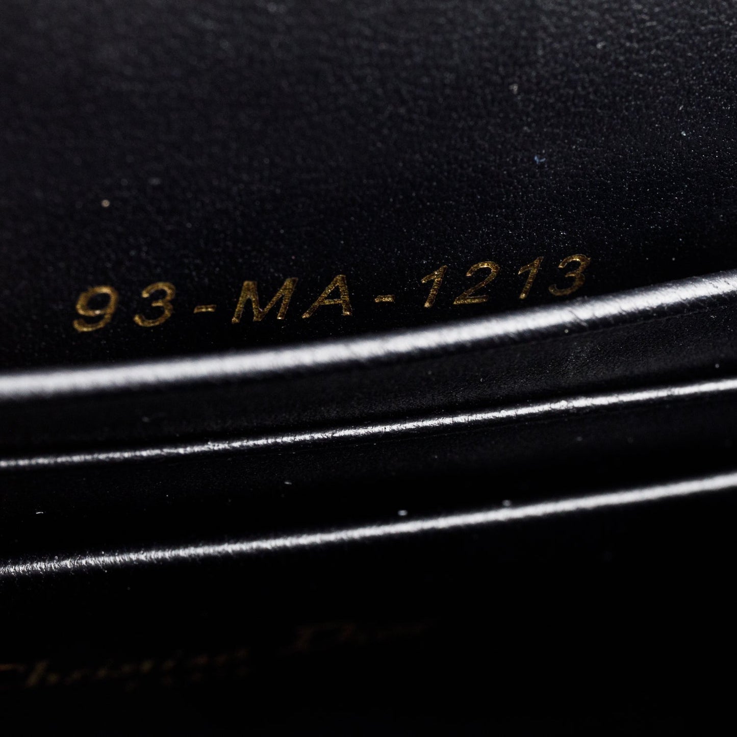 Christian Dior 2023 Black Macrocannage Lambskin Leather Mini Miss Caro Bag