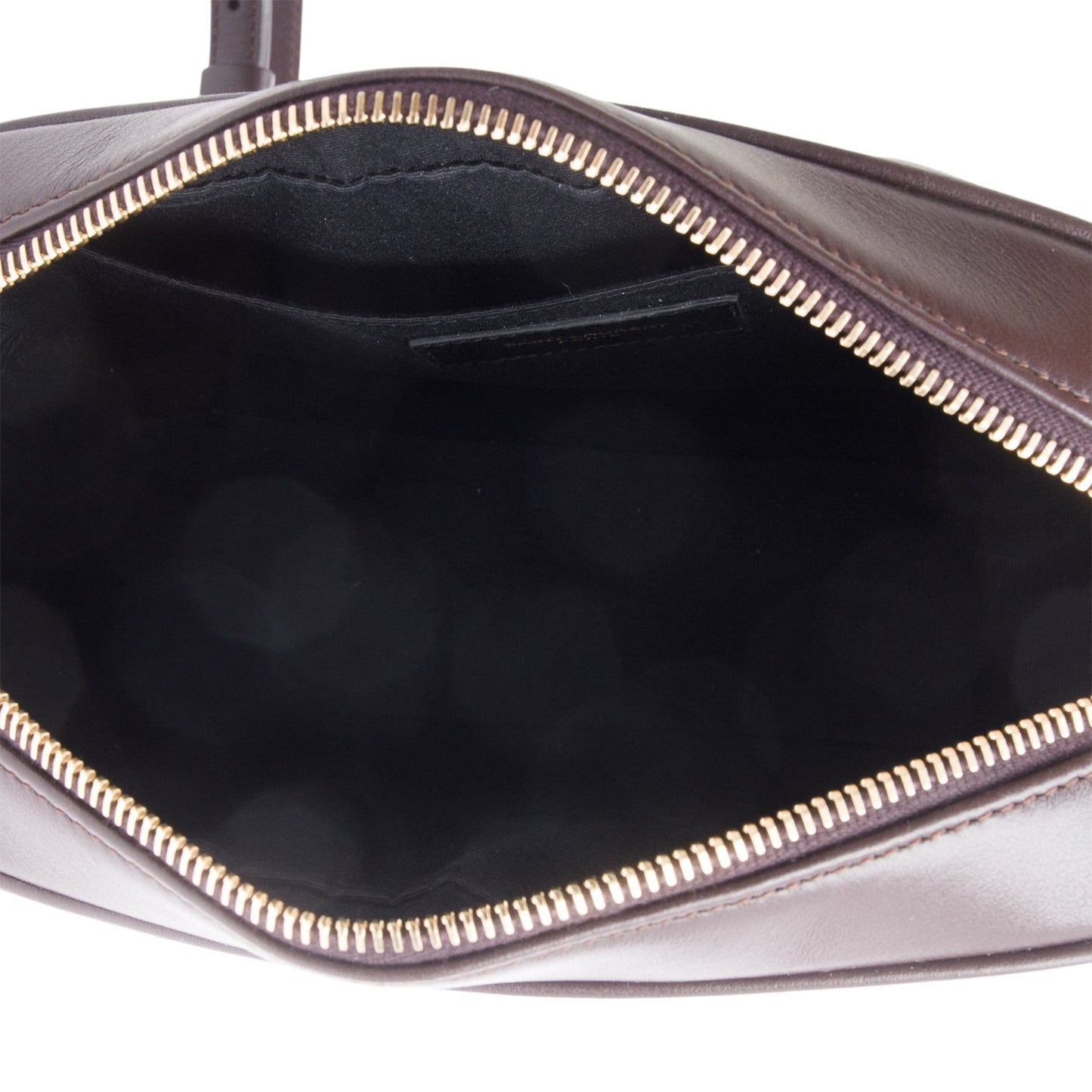 Saint Laurent Brown Quilted Leather Lou Camera Bag
