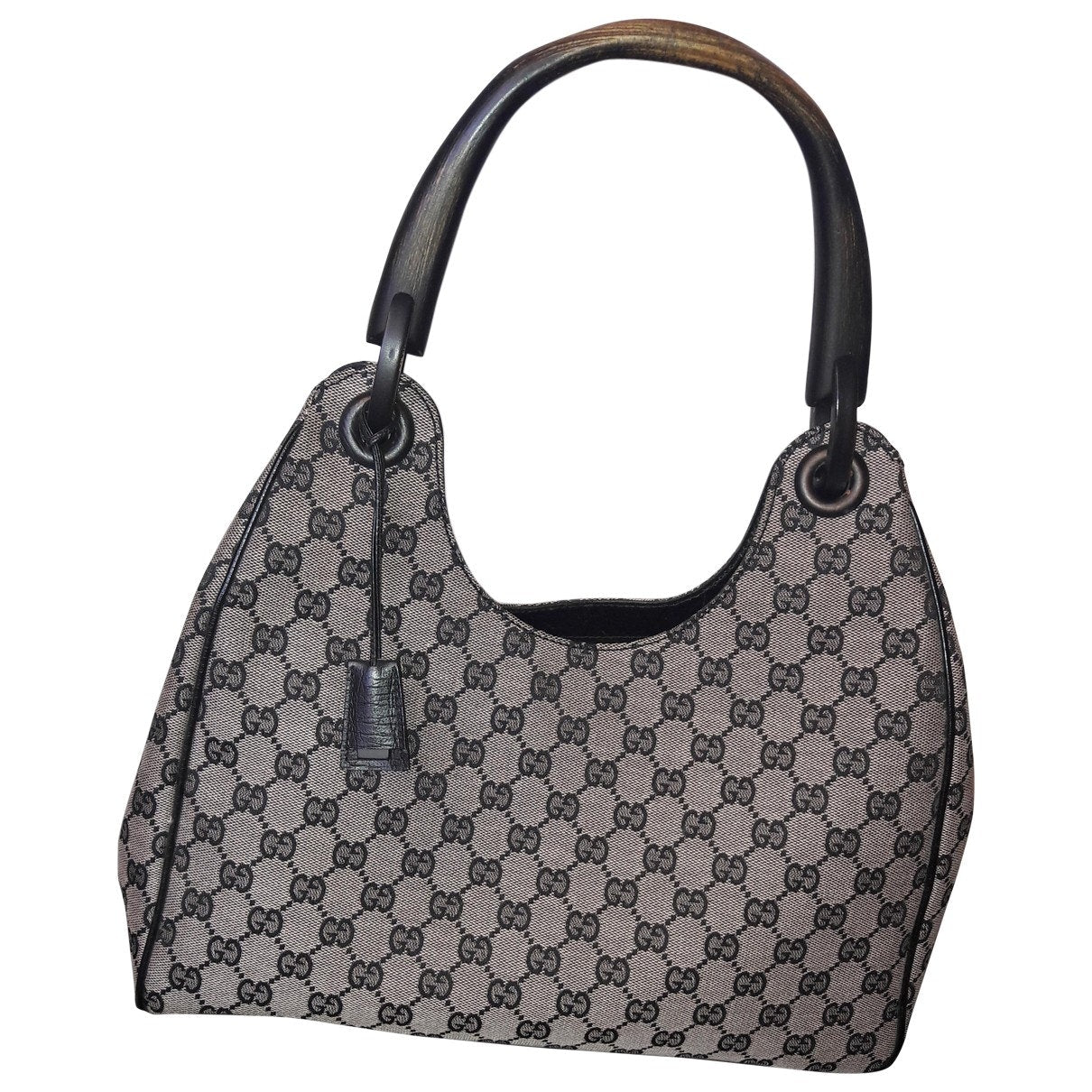 Gucci bamboo  cloth handbag