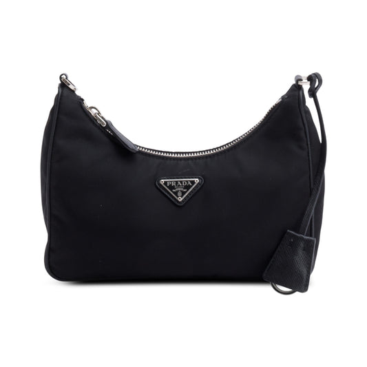 Prada Black Re-Edition 2005 Re-Nylon Shoulder Bag