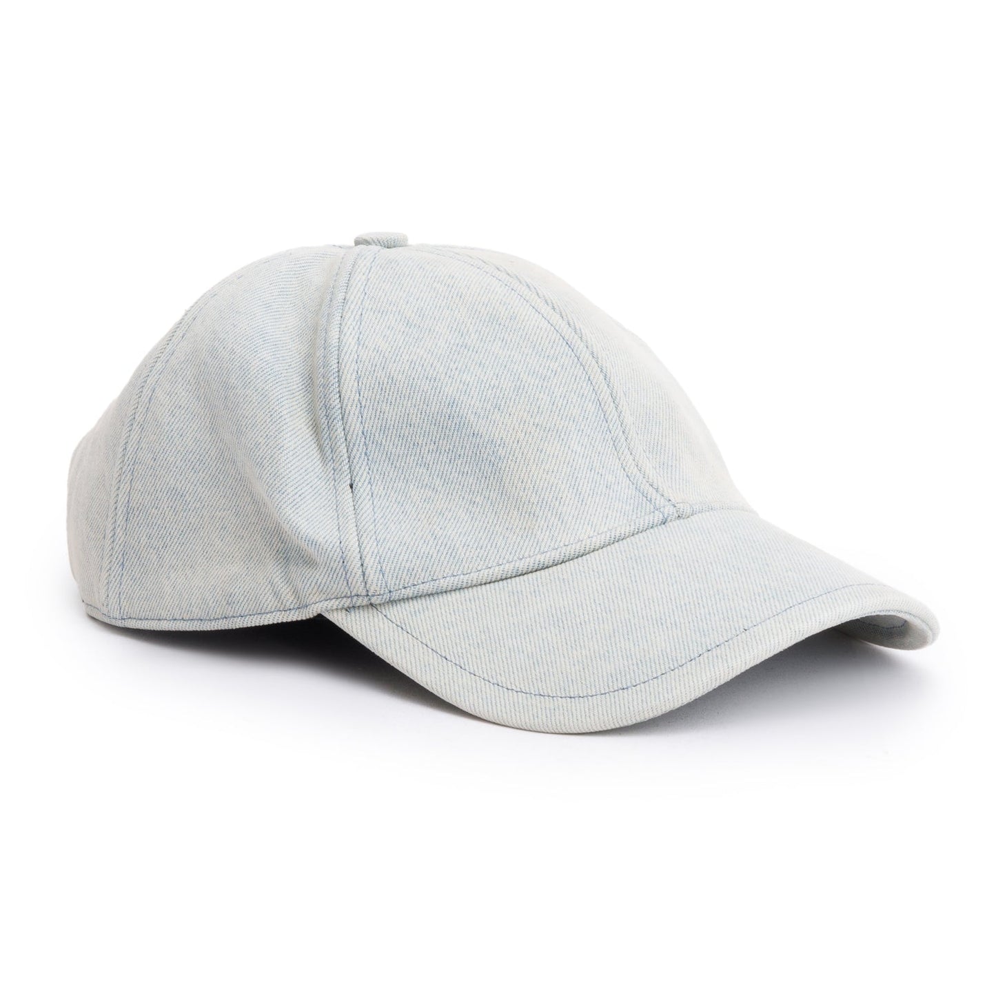 Saint Laurent Denim Baseball Hat, Size 57