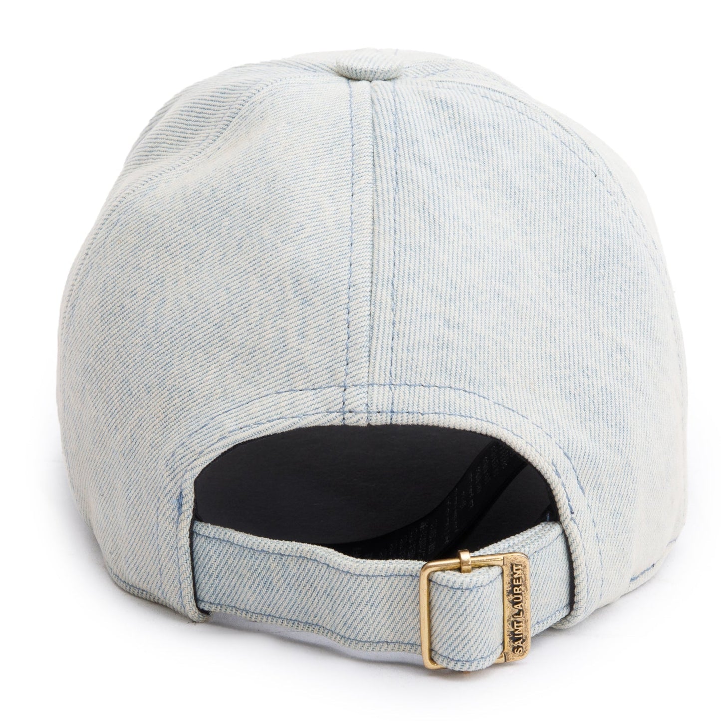 Saint Laurent Denim Baseball Hat, Size 57