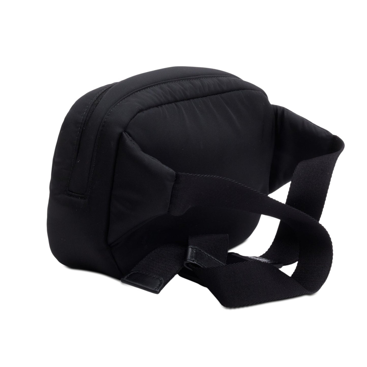 Prada Black Tessuto Nylon Soft Padded Belt Bag