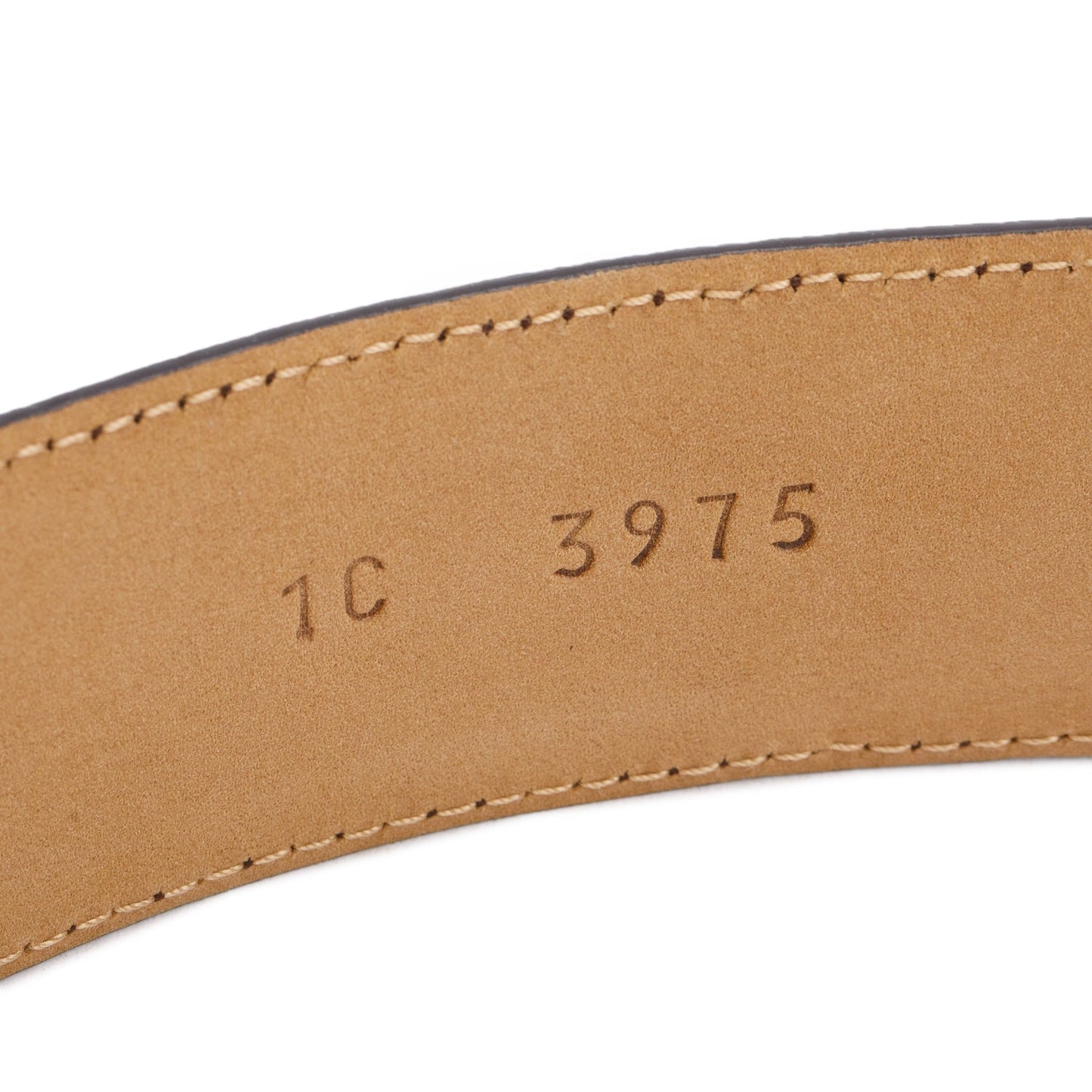 Prada Brown Leather Oval Buckle Belt 100 40