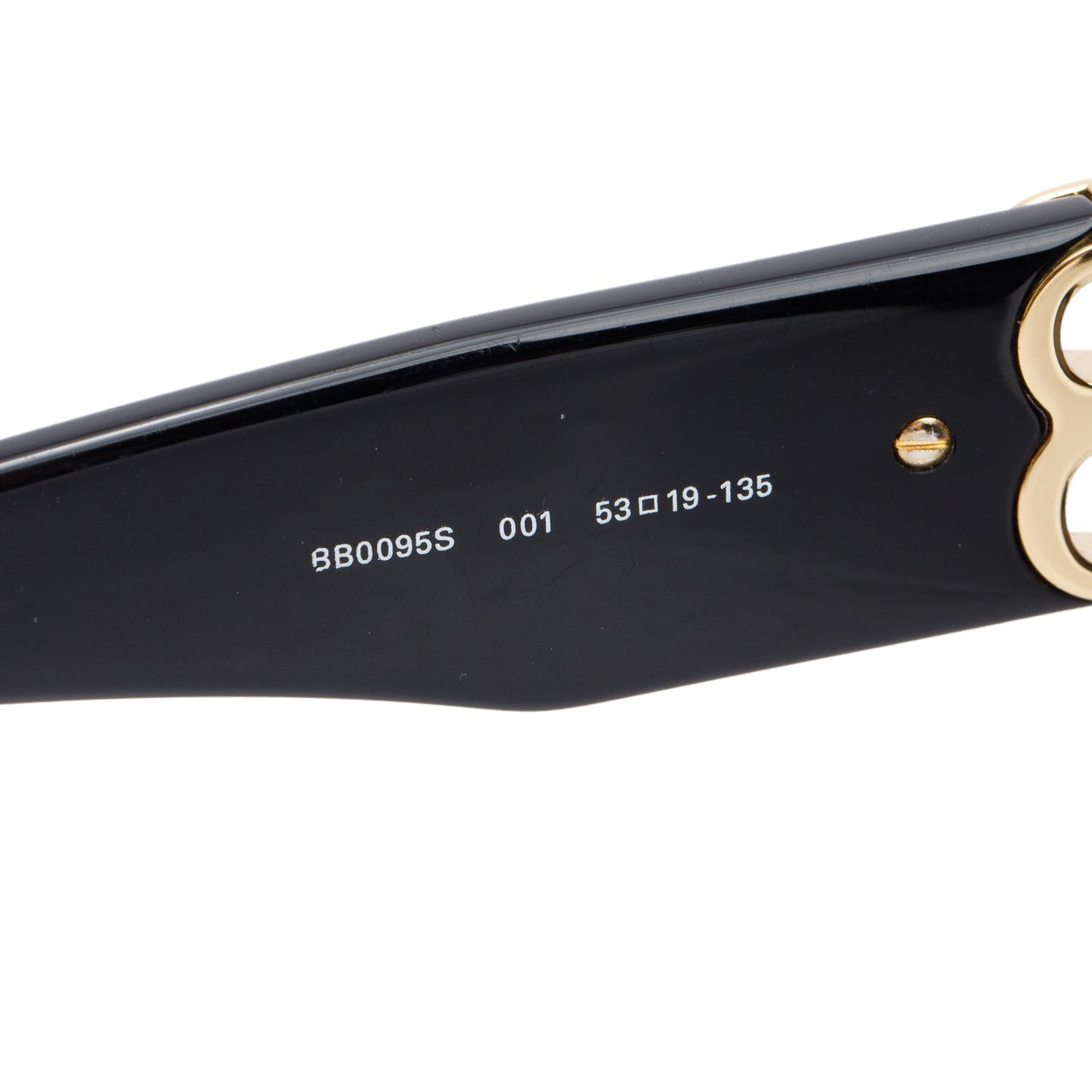 Balenciaga BB0095S Black Acetate Dynasty D-Frame Sunglasses