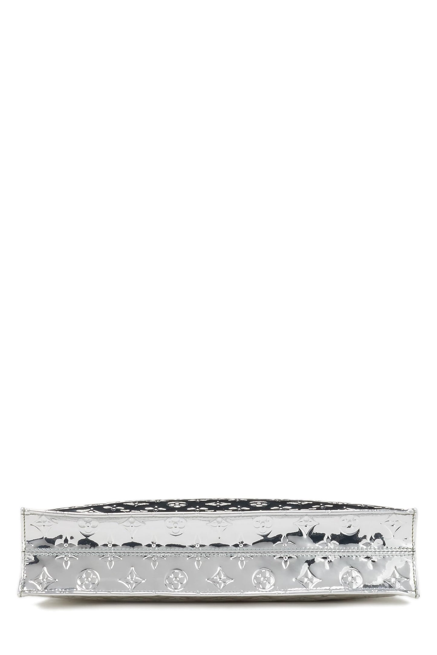 Louis Vuitton, Silver Monogram Miroir Sac Plat, Silver