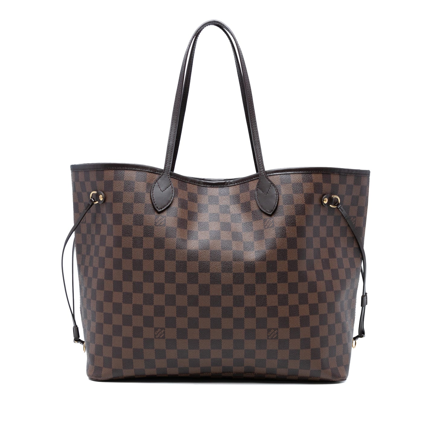 Brown Louis Vuitton Damier Ebene Neverfull GM Tote Bag