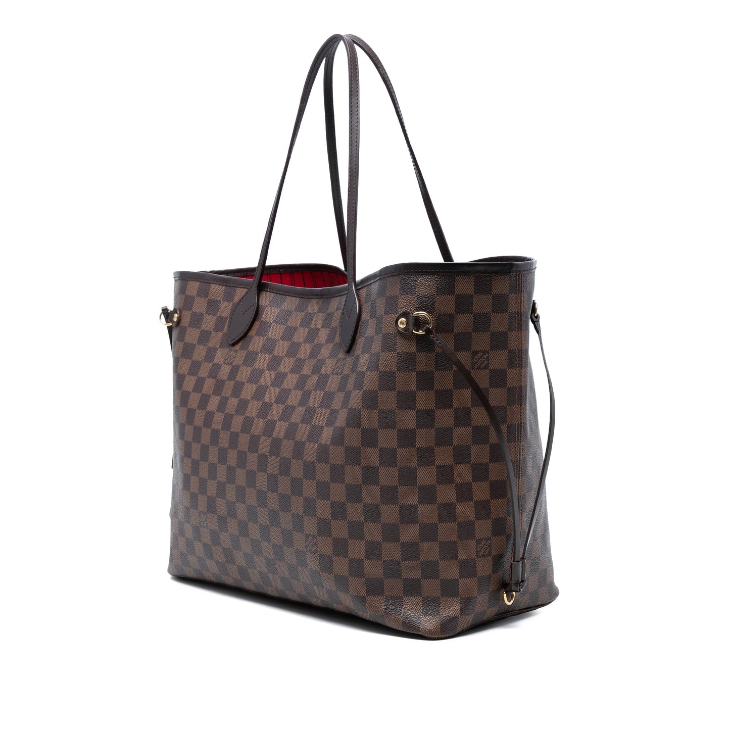 Brown Louis Vuitton Damier Ebene Neverfull GM Tote Bag