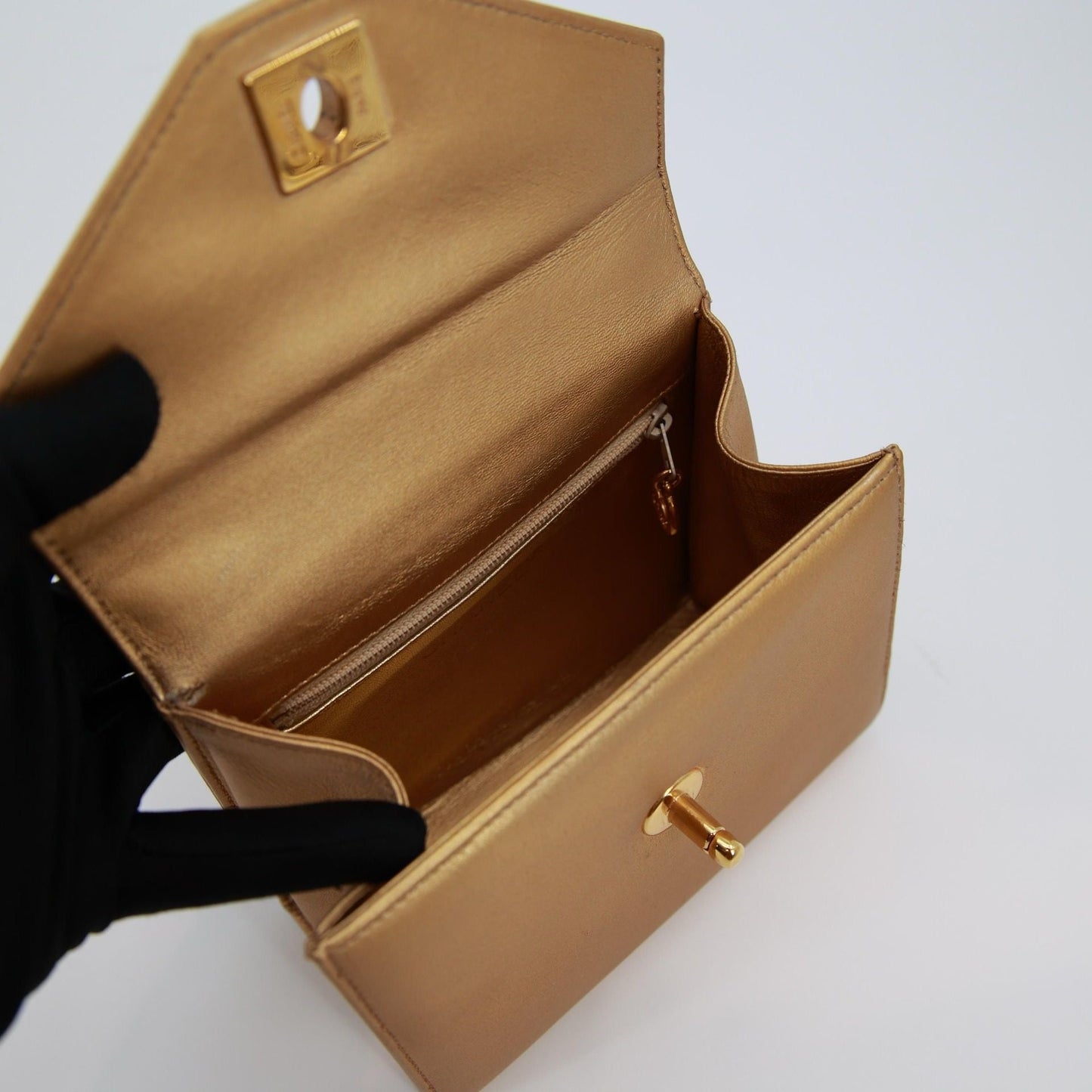 Chanel Gold Mini Kelly
