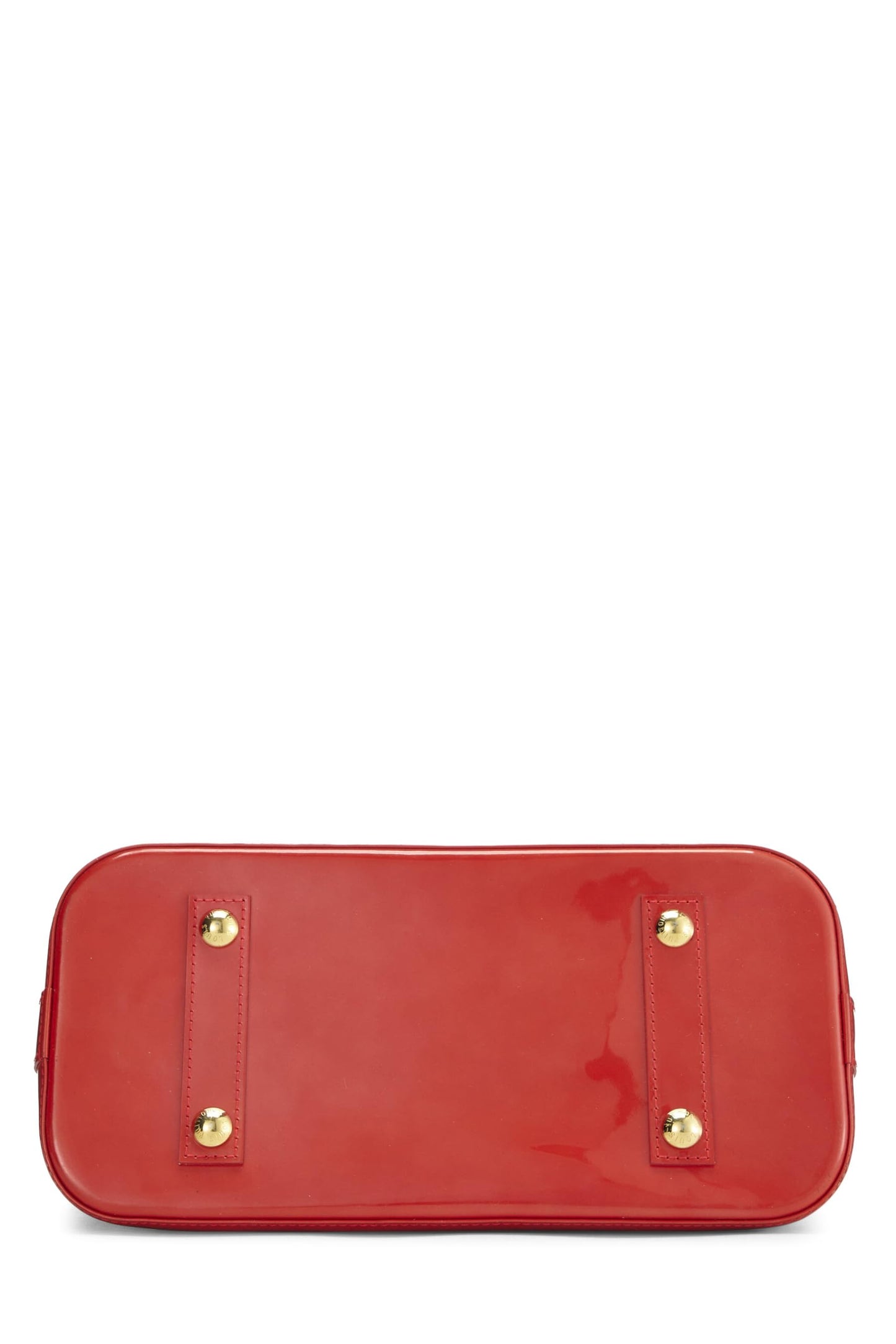 Louis Vuitton, Orange Sunset Monogram Vernis Alma GM, Orange