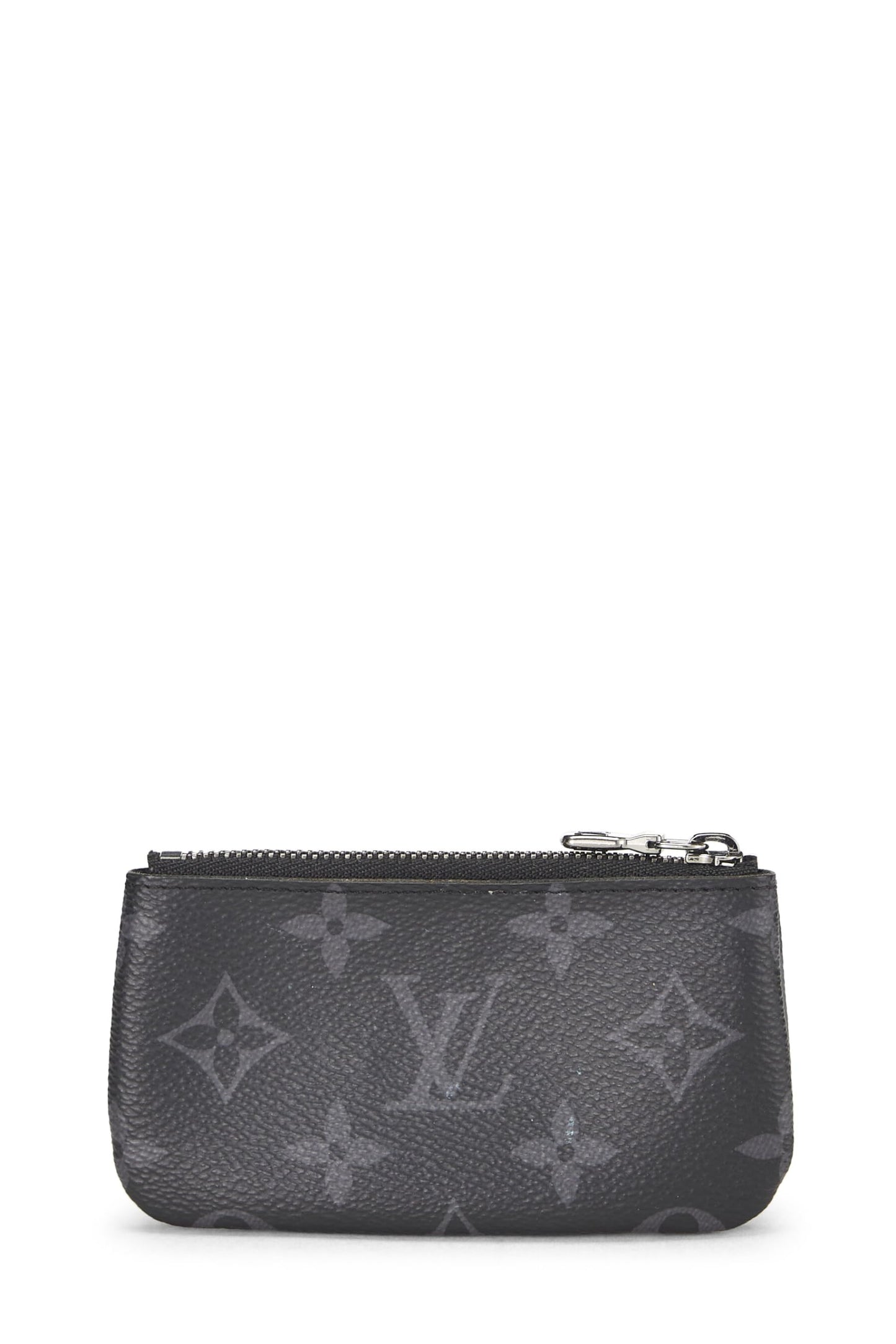 Louis Vuitton, Monogram Eclipse Reverse Pochette Clefs, Black