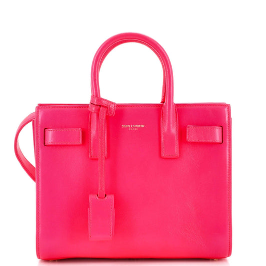 Luxury Saint Laurent Trending 2025 Sac de Jour Bag Leather Nano