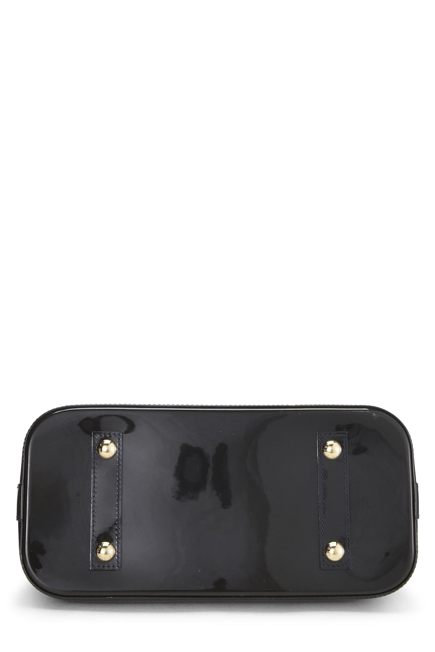 Louis Vuitton, Blue Infini Monogram Vernis Alma PM NM, Navy