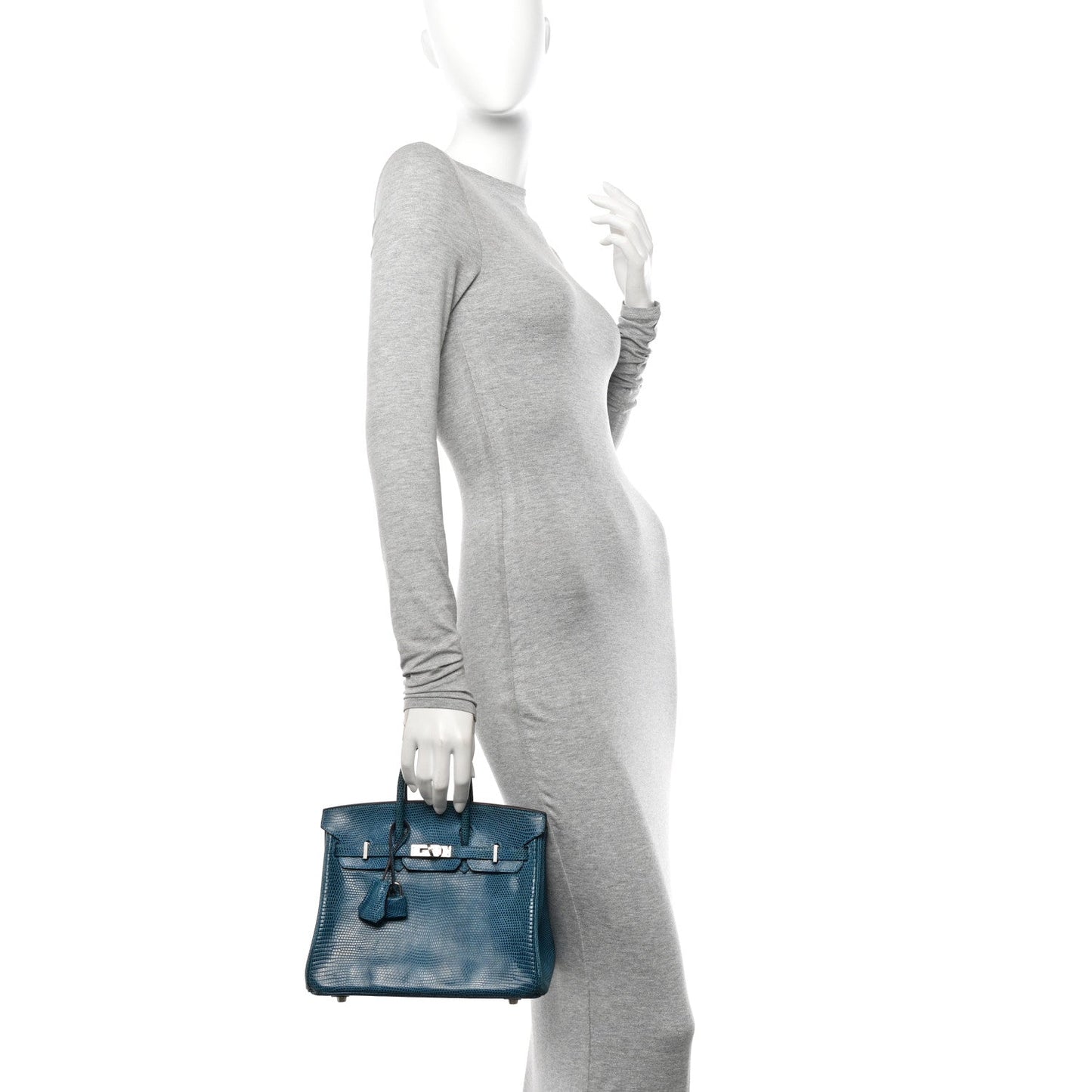 Hermes Lizard Birkin 25 Mykonos