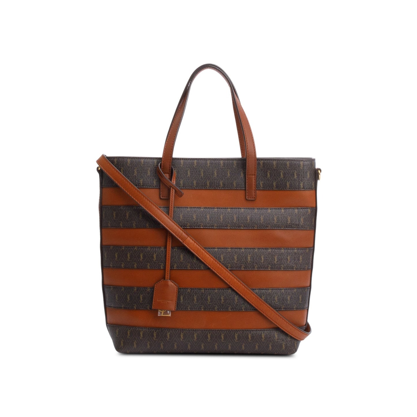 Saint Laurent 2021 Brown Le Monogram Toy Shopping Tote