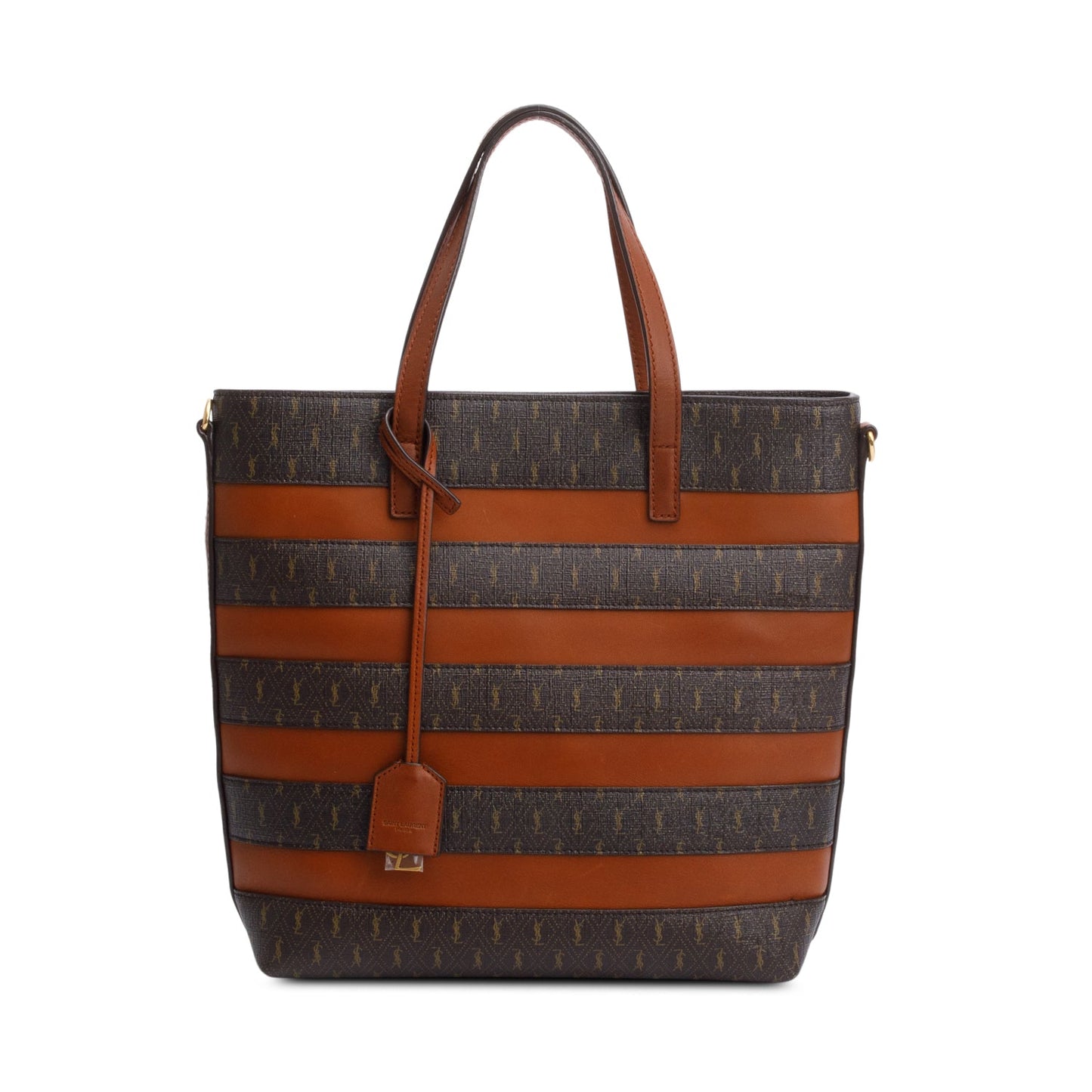 Saint Laurent 2021 Brown Le Monogram Toy Shopping Tote