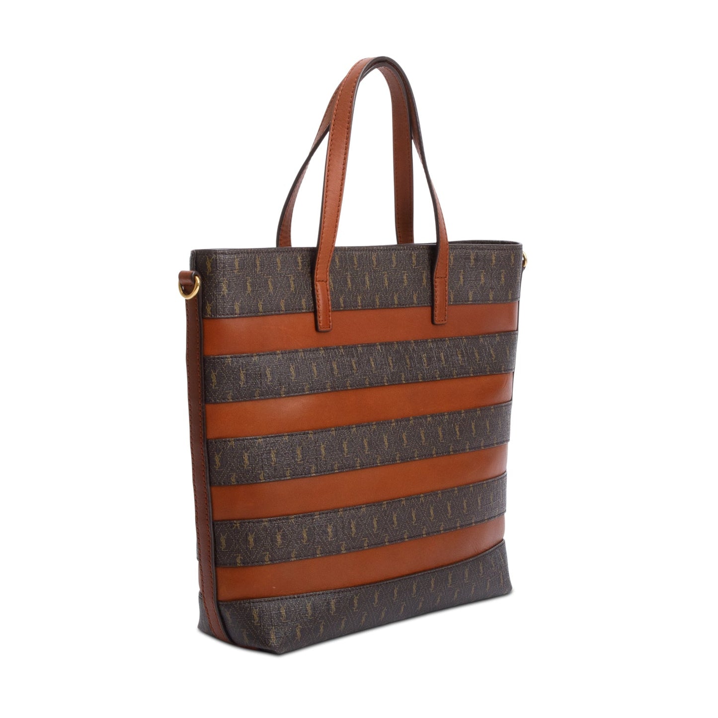 Saint Laurent 2021 Brown Le Monogram Toy Shopping Tote
