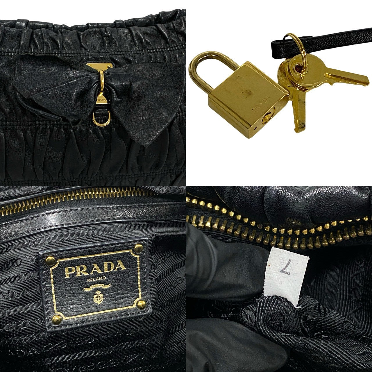 Prada Leather 2way Handbag