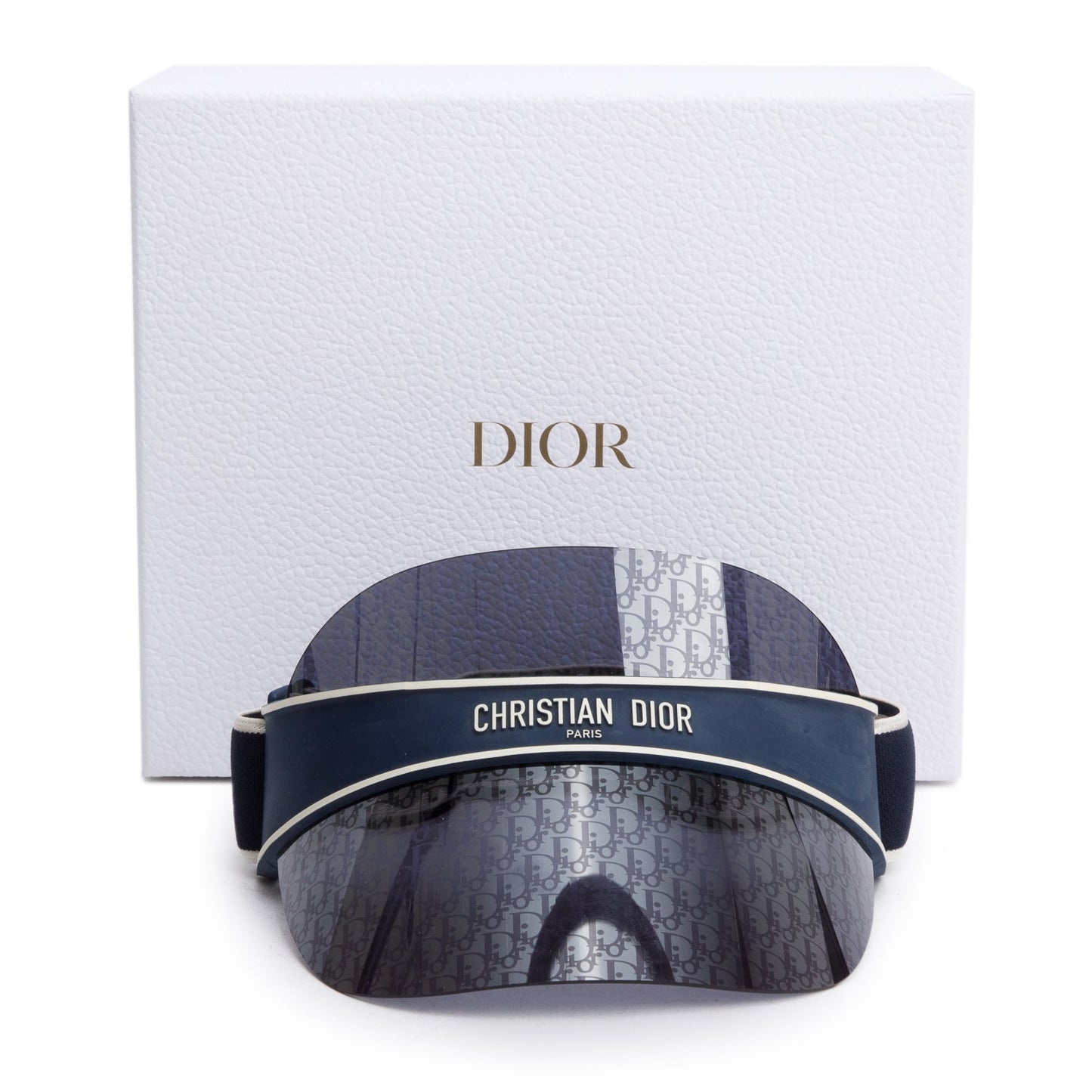 Christian Dior Blue Oblique DiorClub V1U Visor