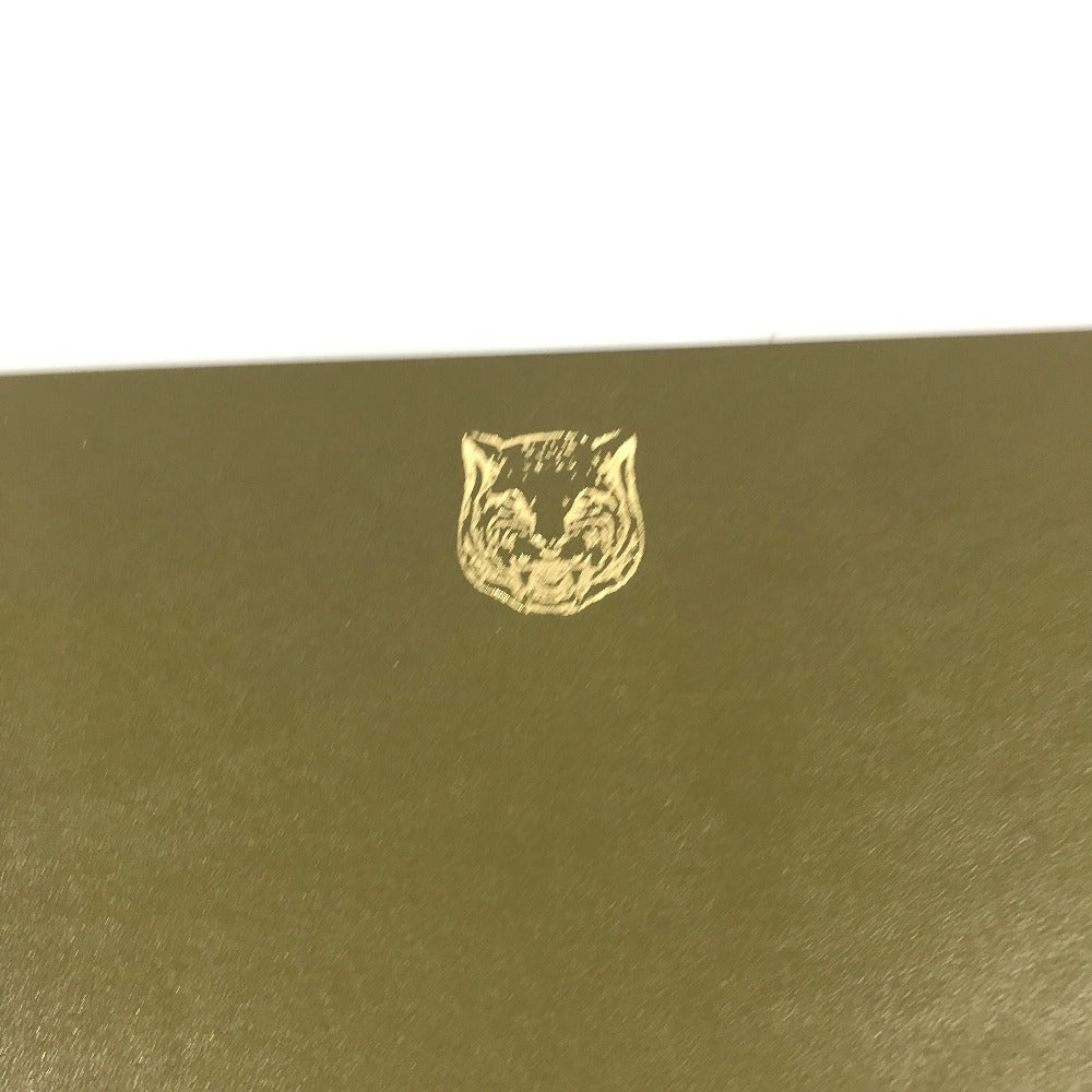 GUCCI Other miscellaneous goods leather khaki PC personal computer interior tiger mouse pad mens