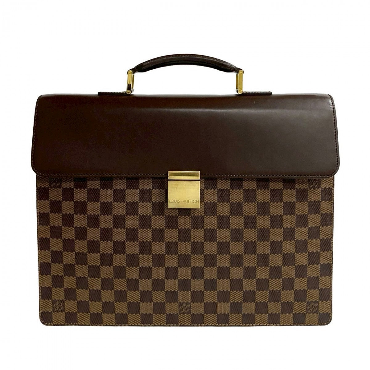 LOUIS VUITTON Business bag N53315 Leather, PVC Brown Damier Altona PM mens