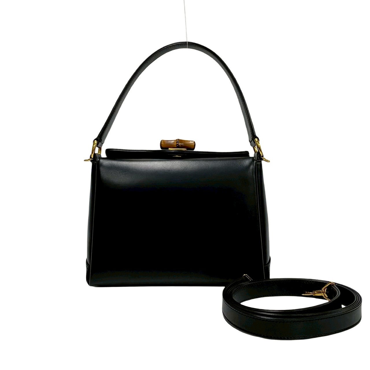 Gucci Bamboo Leather 2way Handbag
