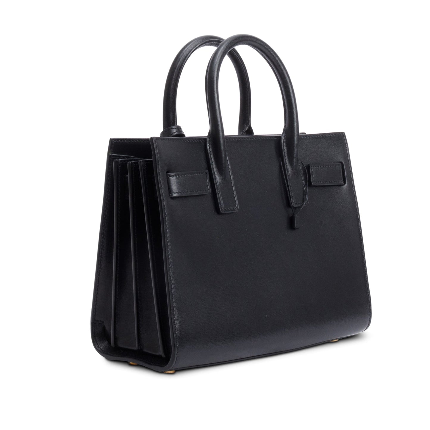 Saint Laurent 2021 Black Smooth Leather Nano Sac De Jour