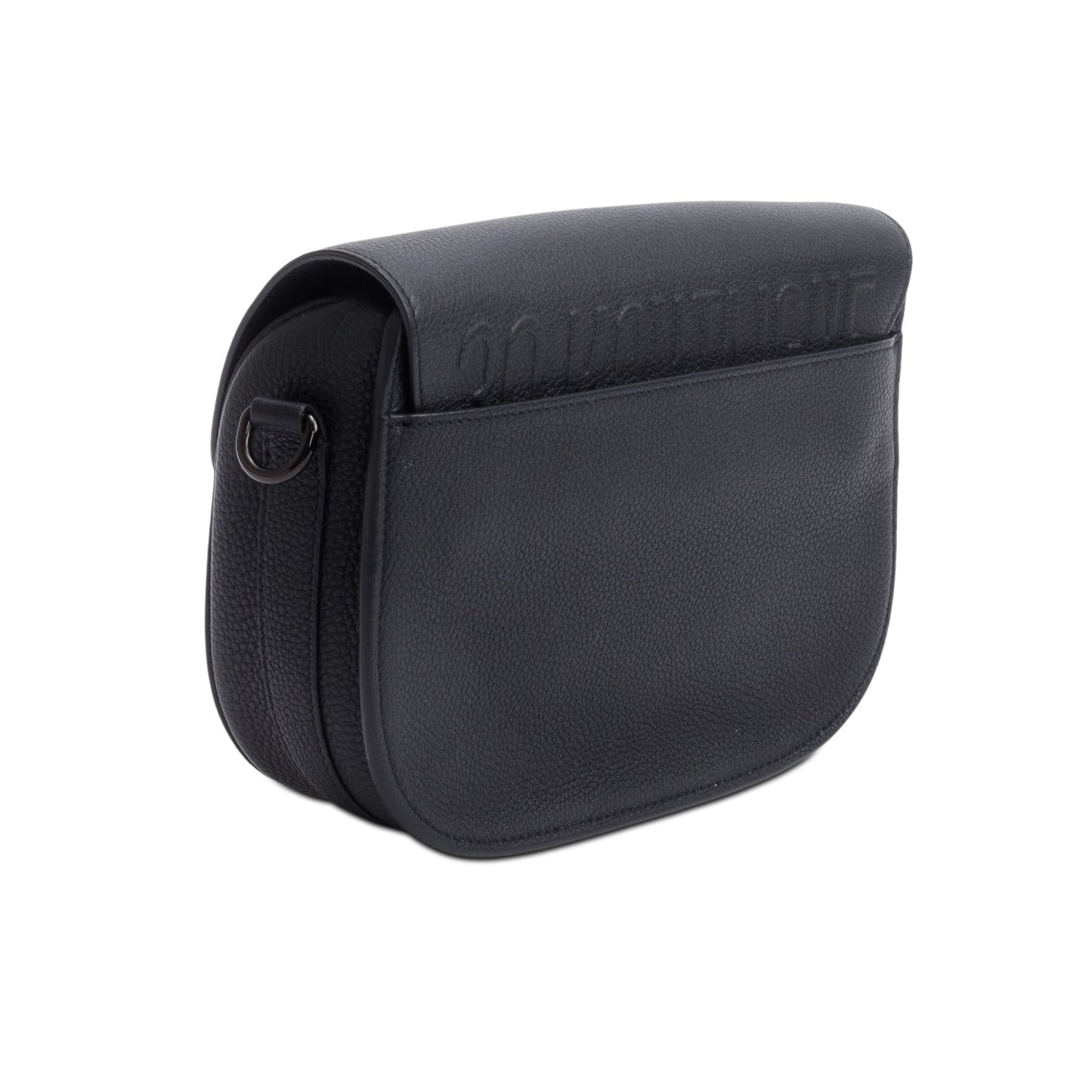 Christian Dior 2021 Black Ultramatte Leather Medium Bobby Bag
