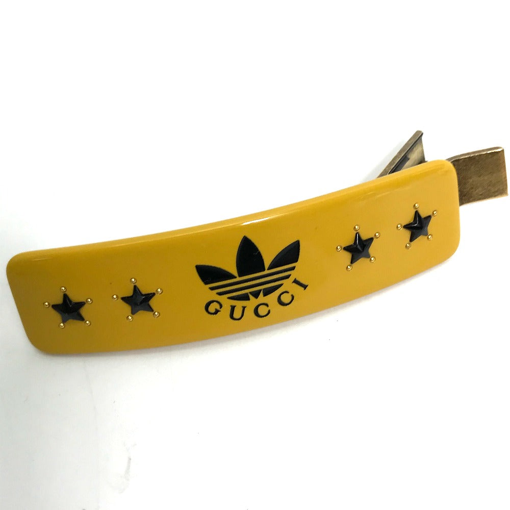 GUCCI Valletta 702940 plastic yellow hair accessory Adidas ADIDAS collaboration Women