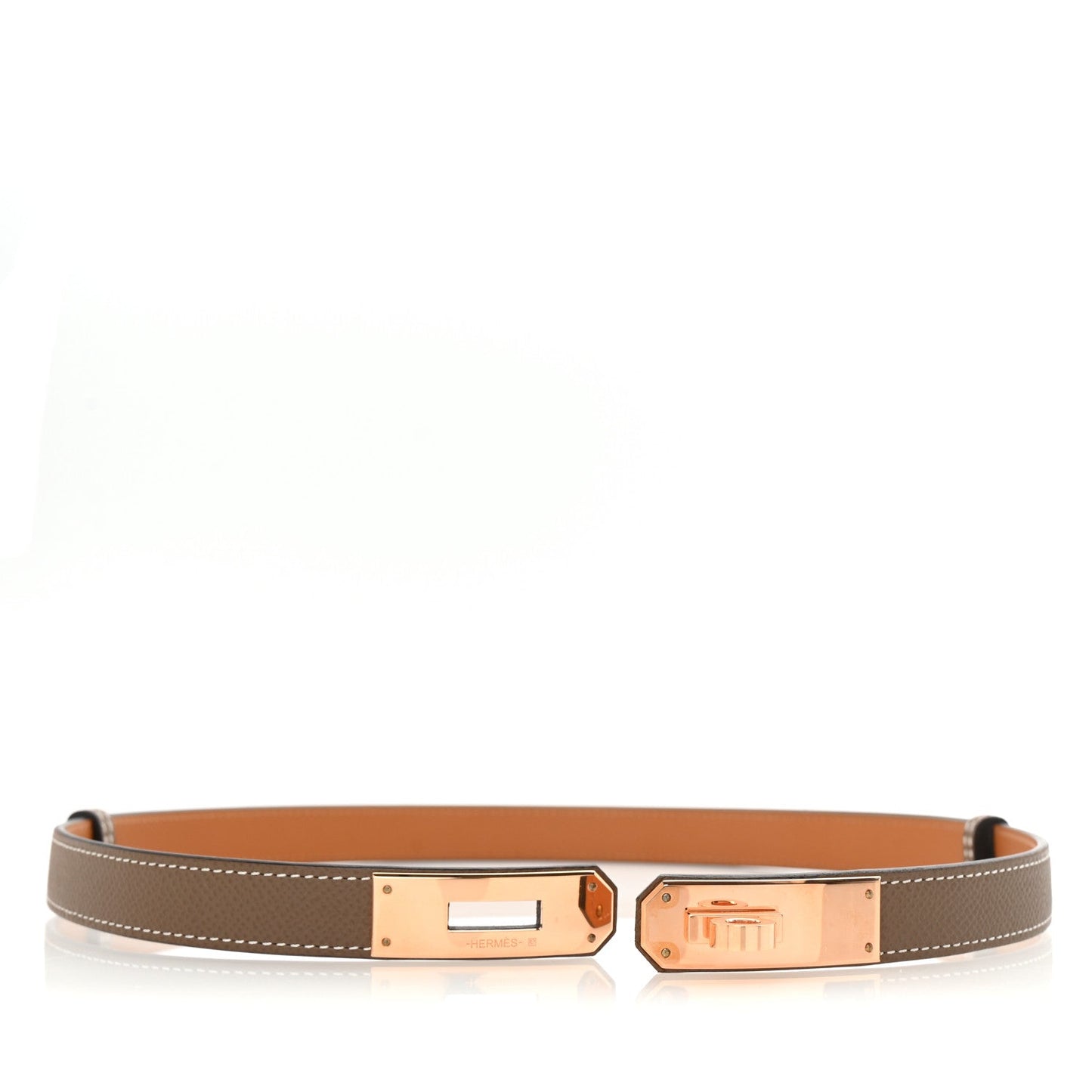 Hermes Epsom Kelly Belt Etoupe