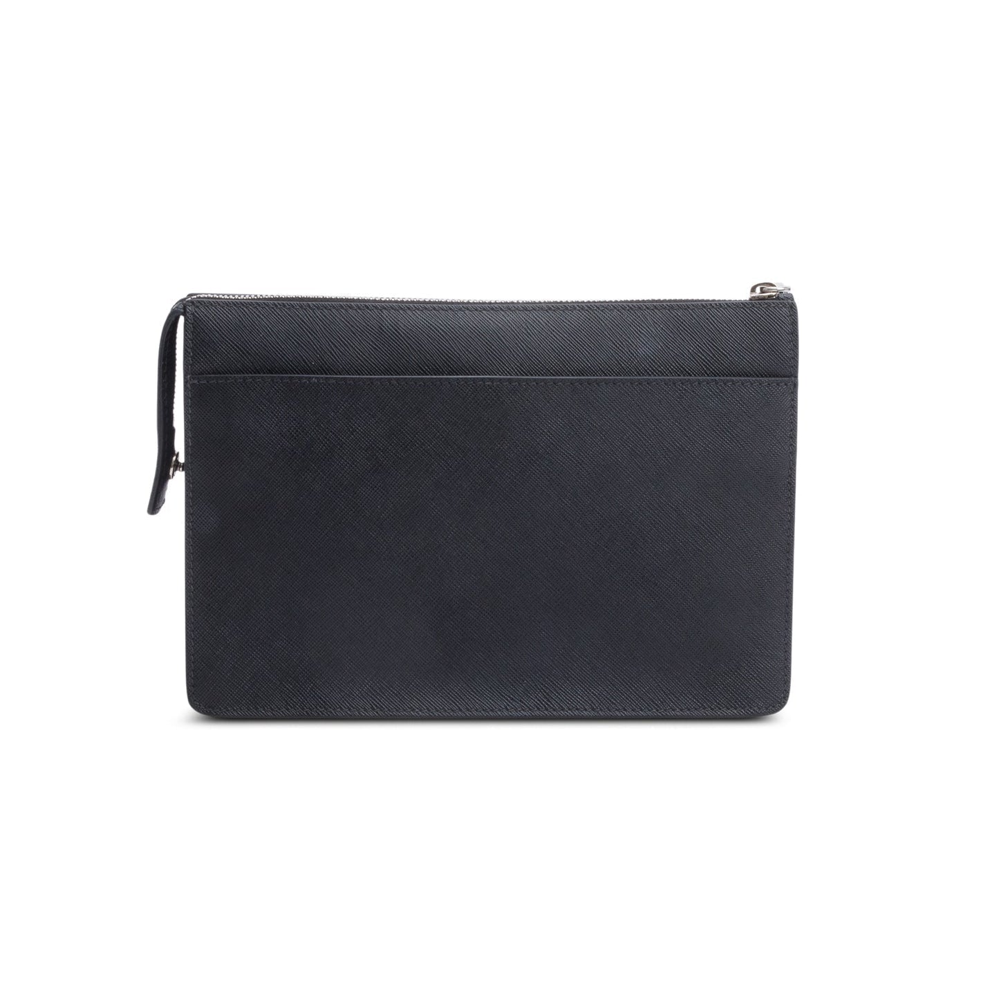 Prada Black Saffiano Leather Pouch