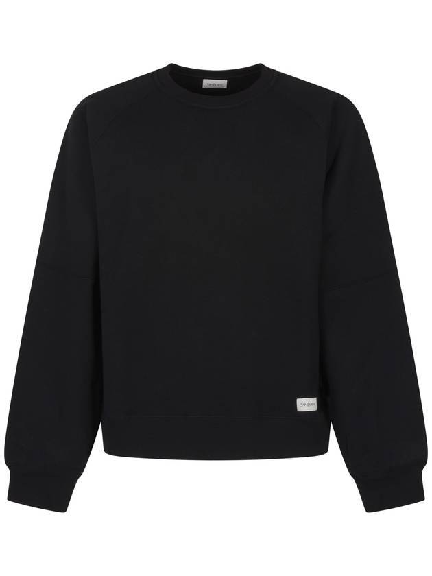 Luxury Saint Laurent Trending 2025 Cotton Sweatshirt Black