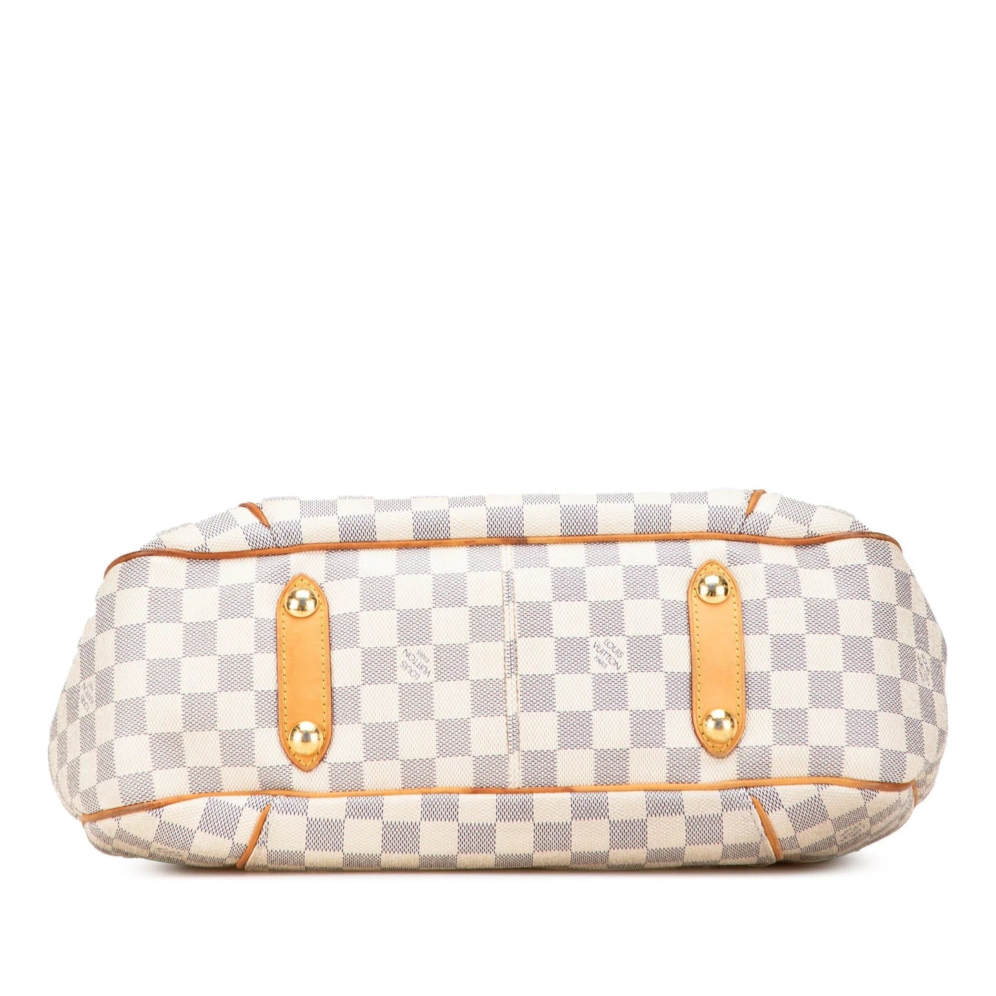 White Louis Vuitton Damier Azur Galliera PM Shoulder Bag