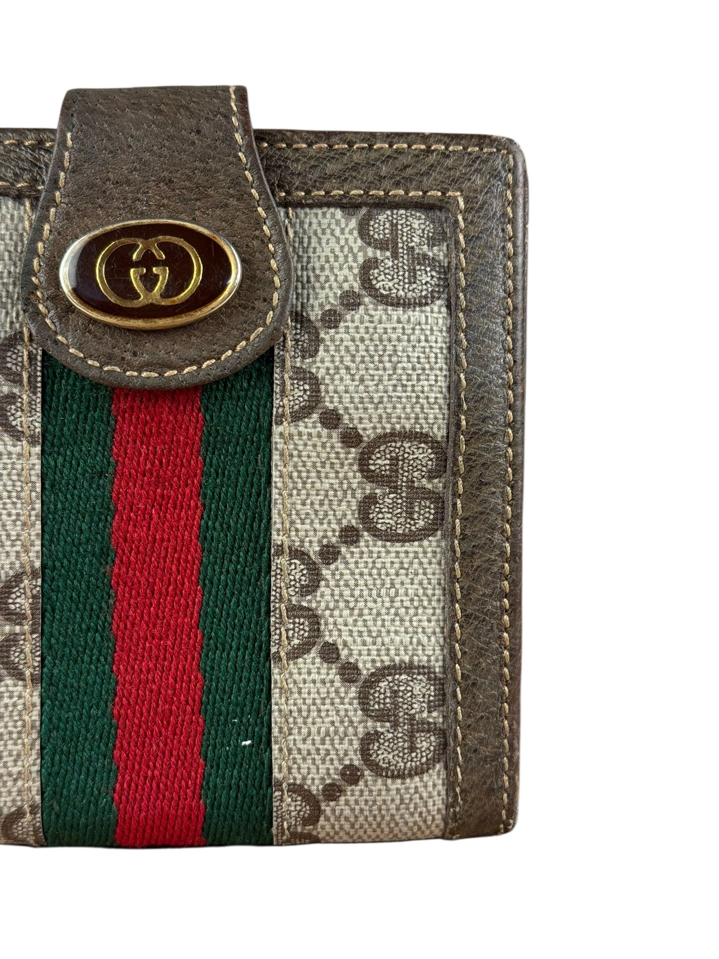 Gucci GG   Sherry Line Compact Wallet