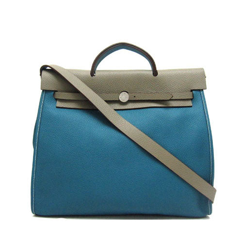 Luxury Hermes Herbag H1090L Ladies 2way Canvas