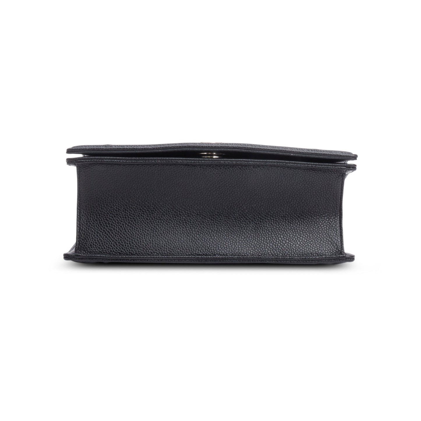 Christian Dior Black Calfskin Leather Small Diorama Flap Bag