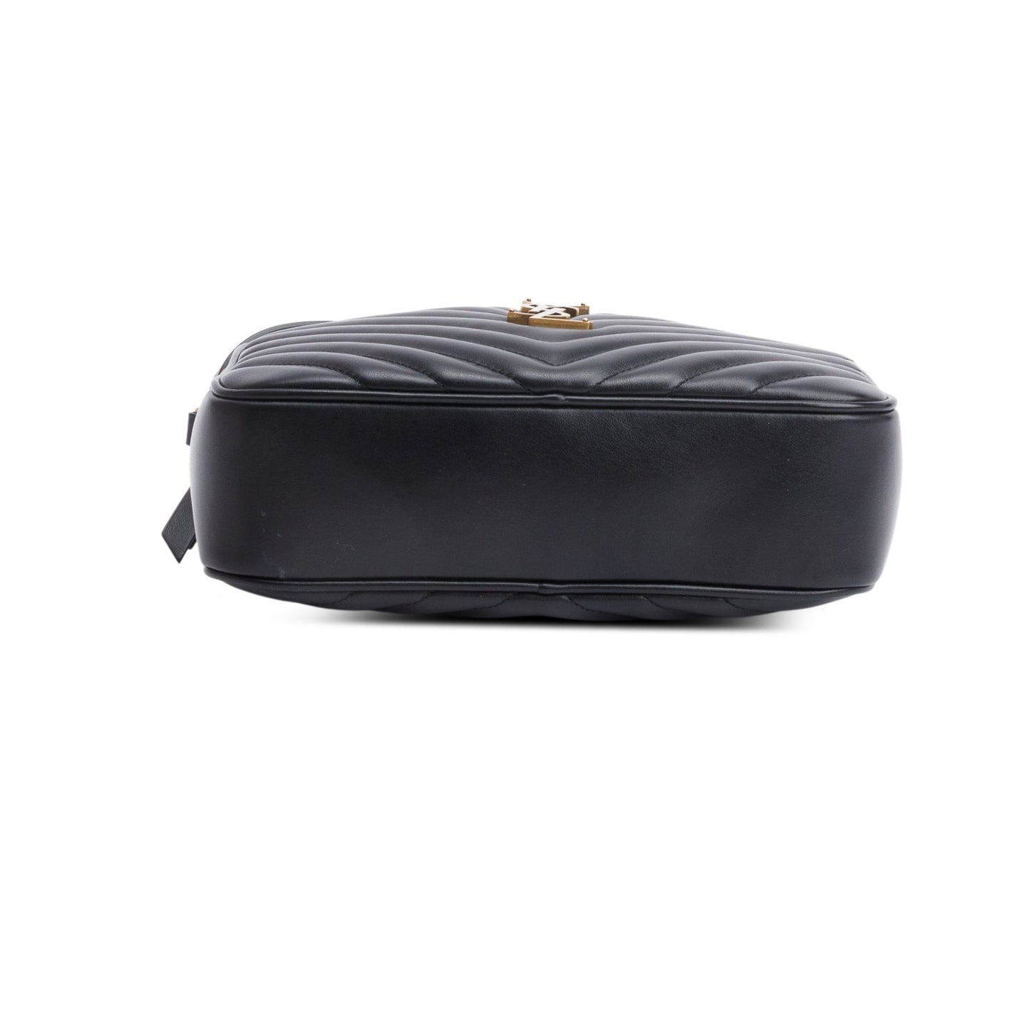 Saint Laurent Black Quilted Leather Lou Camera Bag
