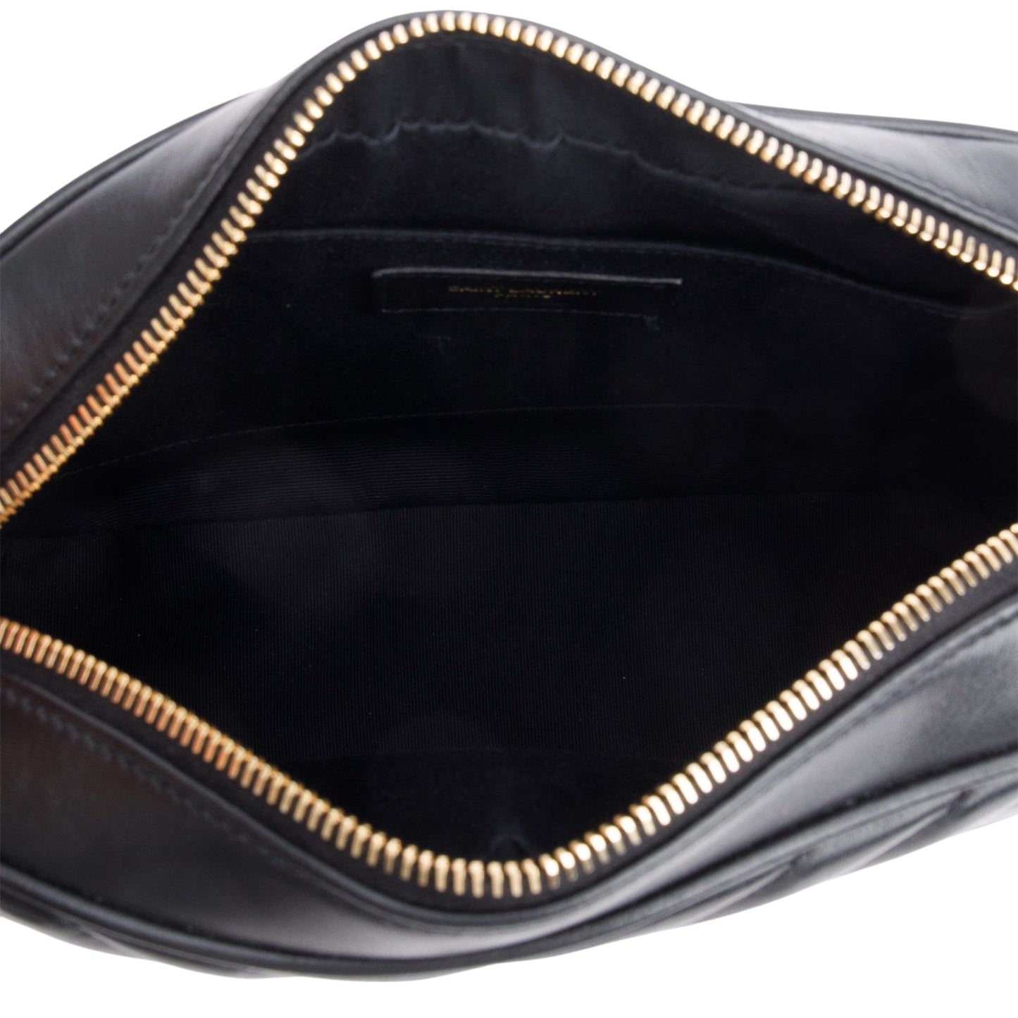 Saint Laurent Black Quilted Leather Lou Camera Bag