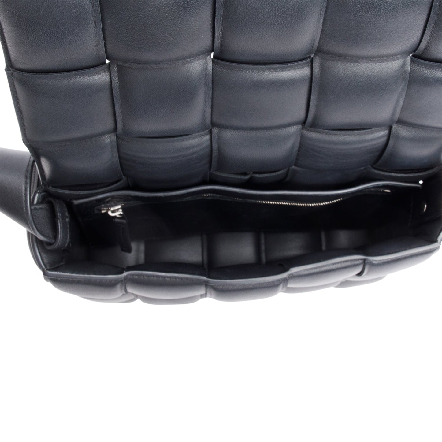 Bottega Veneta Black Lambskin Leather Classic Padded Cassette Bag