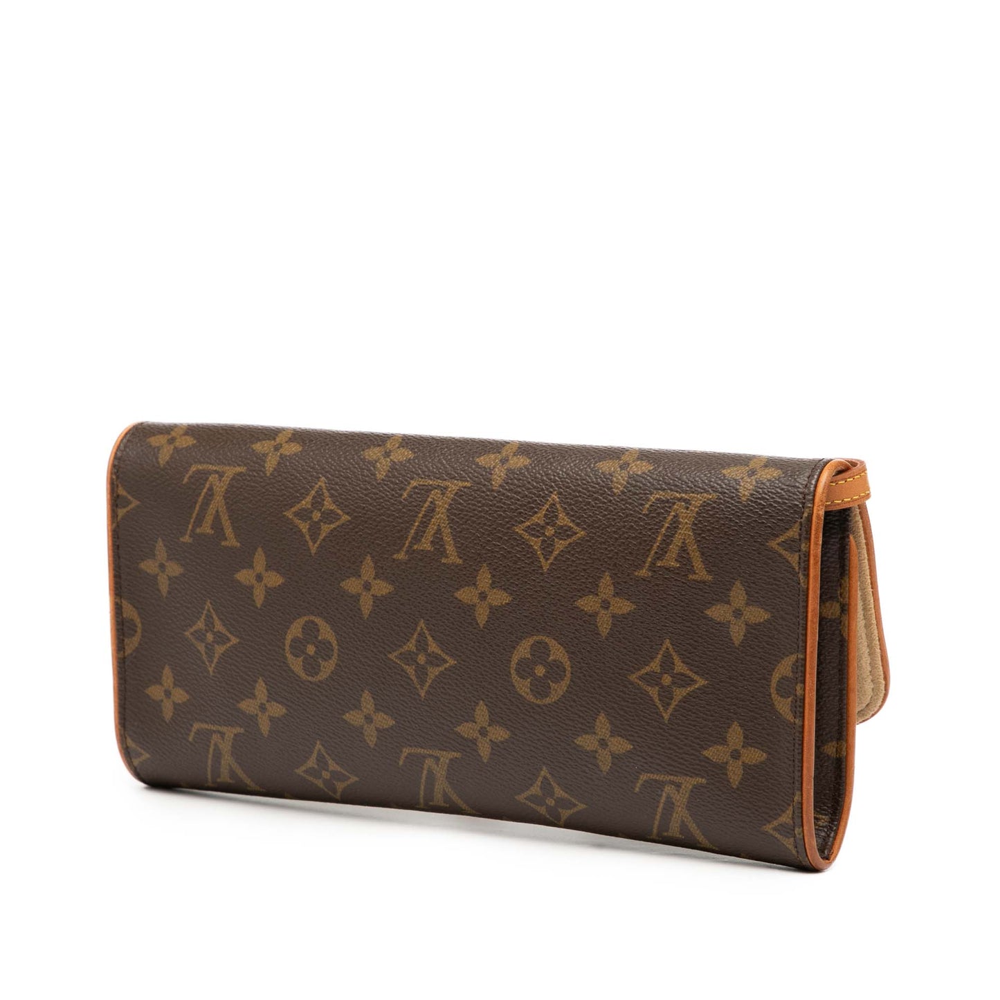 Brown Louis Vuitton Monogram Pochette Twin GM Crossbody Bag
