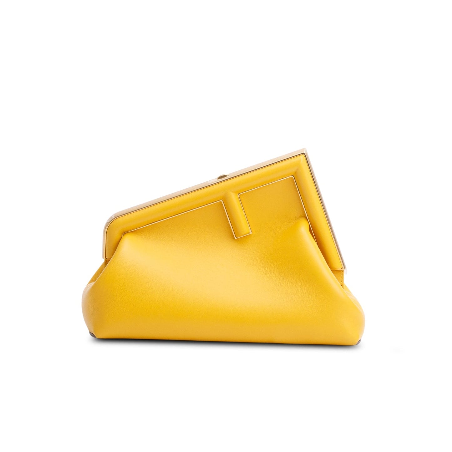 Fendi Yellow Nappa Leather Small Fendi First Bag