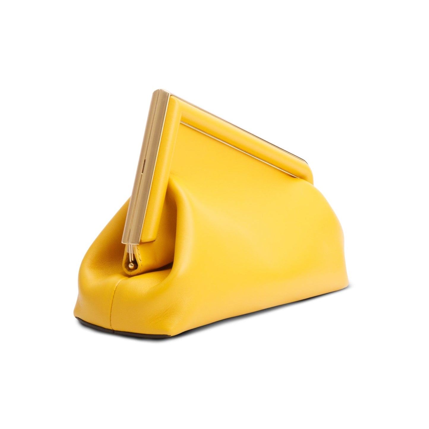 Fendi Yellow Nappa Leather Small Fendi First Bag