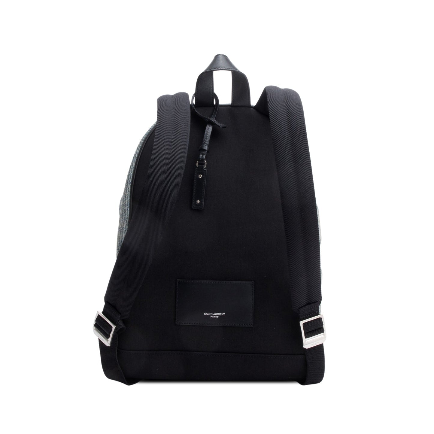 Saint Laurent Blue Denim City Backpack