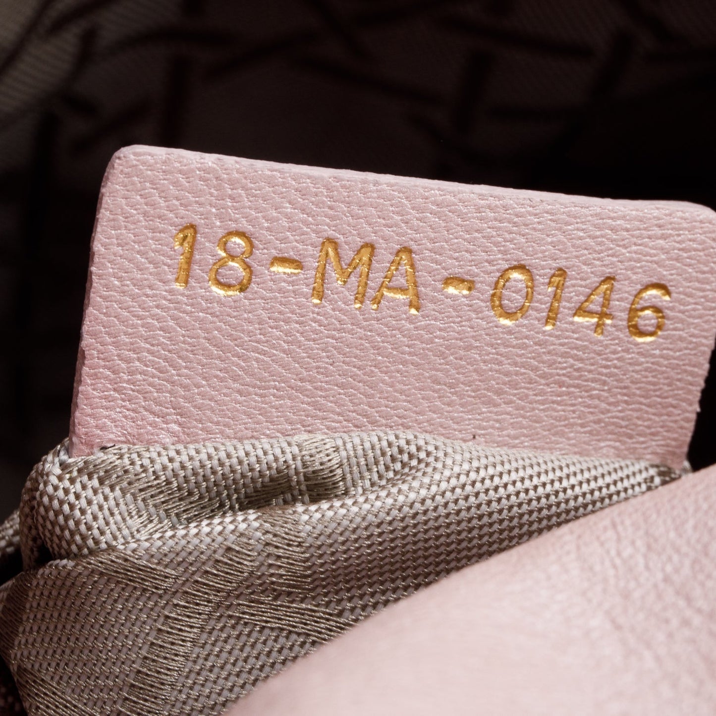 Christian Dior Pink Cannage Leather Mini Lady Dior Bag
