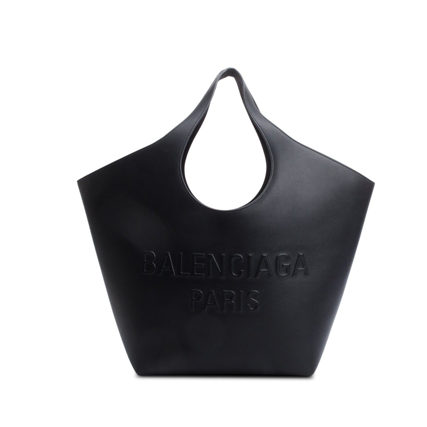 Balenciaga Black Calfskin Leather Medium Mary Kate Tote