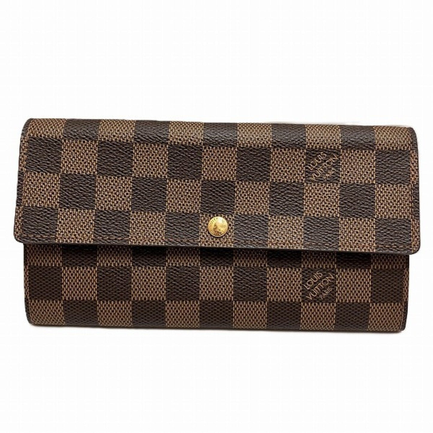 Louis Vuitton Damier  Damier Canvas Long Wallet (Bi-Fold)