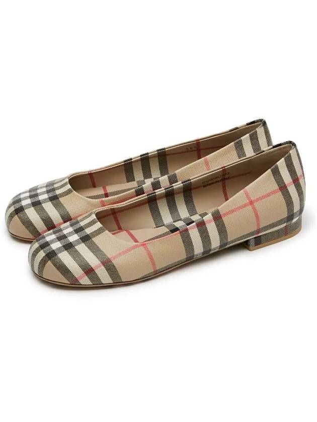 Luxury Burberry Vintage Check Ballerina Beige