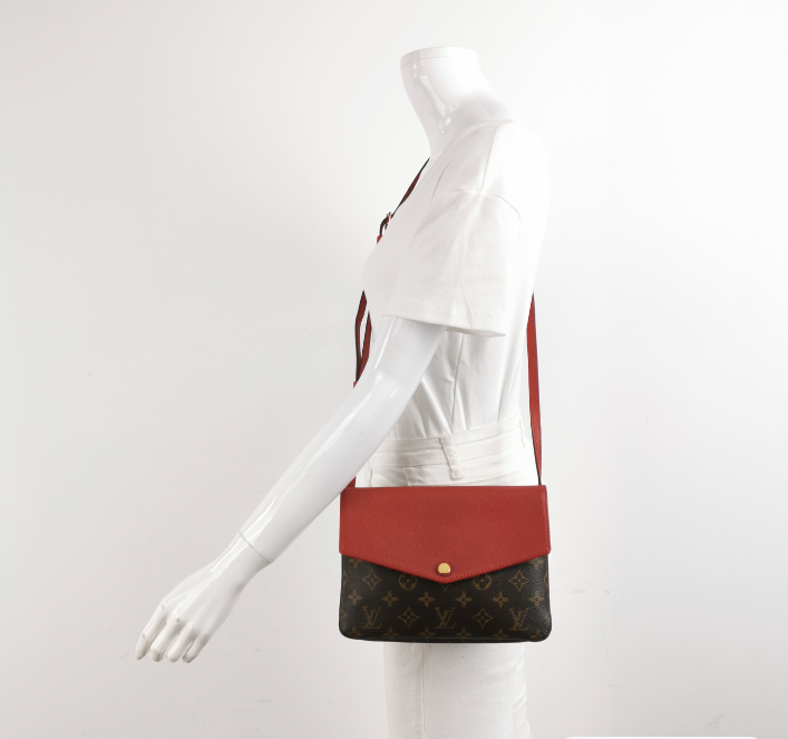 Louis Vuitton (LV) Twice Bag Red 250207781053054